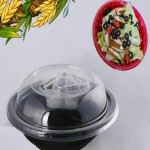 ظروف یکبار مصرف سالاد (ظروف یکبار مصرف پلاستیکی) استحکام بالا