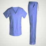 لباس بیمارستانی ترگال؛ مختص بیماران پرستاران پزشکان 2 جنس تترون اسپان باند