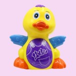 اسباب بازی جوجه اردک موزیکال toy با موزیک ساده جنس پلاستیک زرد