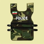 لباس پلیس بچه گانه؛ تولید Iran دارای جلیقه ضد گلوله تفنگ دستبند