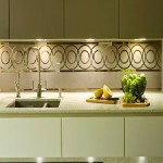 کاشی آشپزخانه طلایی tile درخشان سبک شستشو آسان