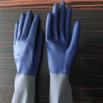 دستکش صنعت کار؛ چند لایه لاتکس طبیعی کاربرد (کارهای ساختمانی مواد اسیدی)
