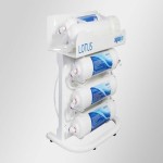 تصفیه آب خانگی آکواجوی مدل لوتوس؛ دارای 5 فیلتر بهبود دهنده مزه بوی آب