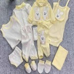 لباس نوزادی 19 تکه؛ جوراب شلوار پیش بند جنس نخ پنبه Baby Clothes