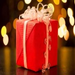 جعبه هدیه بزرگ gift box مقوایی چوبی رنگبندی صورتی قرمز مشکی