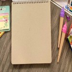دفتر نقاشی کاهی؛ مدل سیمی ساده سایز (a4 a5)