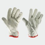 دستکش چرمی جوشکاری gloves الیاف پنبه ای مقاوم برابر گرما ساییدگی
