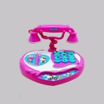 اسباب بازی دخترانه تلفن toy پلاستیکی موزیکال ساده 32 طیف رنگی