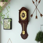 ساعت دیواری پاندول دار clock چوبی کلاسیک سایز کوچک بزرگ متوسط