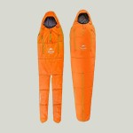 لباس خواب کوهنوردی؛ کاپشن گورتکس سه لایه رنگ نارنجی مشکی آبی