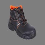 کفش ایمنی سبلان؛ چرم مصنوعی مقاومت بالا کاربرد (ایمنی مشاغل سنگین صنعتی)
