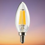 لامپ اشکی 6 وات؛ روشنایی نورپردازی عالی کم مصرف نور (سفید آفتابی)