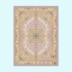 فرش ابریشم پاتریس silk carpet سنتی تراکم بالا هشت رنگ