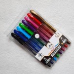 خودکار هشت رنگ الوند؛ کلیکی ساده بدنه پلاستیکی نوک ساچمه ای