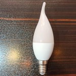 لامپ شمعی مهتابی؛ بدنه پلاستیک نشکن توان مصرفی 10وات