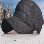 کلاه لبه دار زمستانی مردانه؛ پشم طبیعی نخی جلوگیری از سینوزیت