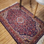 فرش دستباف خرسک؛ ساده انتزاعی سنتی ضخامت ۷ میلی متر Carpet