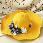 کلاه لبه دار دخترانه شیک؛ تابستانی زمستانی 3 رنگ زرد مشکی قرمز مختص عکاسی