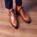 کفش مردانه چرم مشهد؛ مصنوعی طبیعی 2 رنگ قهوه ای عسلی