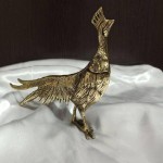 مجسمه پرنده برنزی (تزئینی) براق شفاف مقاومت بالا