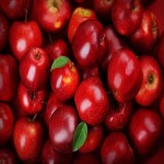 سیب درختی صادراتی قرمز؛ شیرین طبع سرد حاوی فیبر ویتامین A E