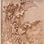 تابلو سنگ قیمتی؛ قدیمی مدرن 3 طرح نوشته قرآنی حیوانات سه بعدی