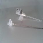 آنژیوکت خاکستری (تجهیزات پزشکی) پلاستیکی تیز مناسب تزریق دارو