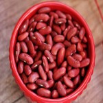 لوبیا قرمز بزرگ (حبوبات) یکدست ارگانیک حاوی پروتئین کاهش میگرن