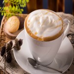 قهوه کف دار؛ فرانسوی انگلیسی عربی ترکیب (شکلات خامه شیر)