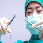 سوزن بخیه دندان (تجهیزات پزشکی) استیل مقاوم مناسب ایمپلنت جراحی لثه