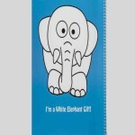 دفتر نقاشی فیلی بزرگ؛ فنری جنس جلد طلقی روغنی ساده note book