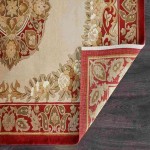 فرش دستباف 6 متری اصفهان (قالی) ابریشم پشم پنبه رنگ طبیعی