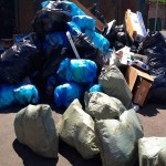 کیسه زباله بادوک؛ اداری صنعتی رولی بند دار decomposable
