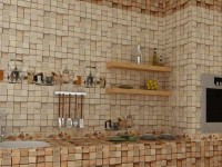 کاشی و سرامیک الوند قزوین؛ چسبدار ساده قابل شستشو نما kitchen