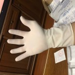 دستکش استریل 7.5؛ کشسان ضد حساسیت امور پزشکی تولید 1964