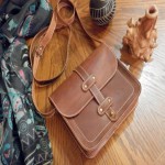 کیف چرم جادار؛ شتری مشکی (طبیعی مصنوعی) 2 مدل دستی دوشی