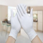 دستکش معاینه بدون پودر؛ سفید سبز آبی 2 نوع (لاتکس نیتریل) No powder