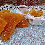 نبات یزدی در شیراز؛ زعفرانی دارچینی هلی گل محمدی بلورهای شفاف سنتی