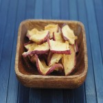 سیب خشک خواص؛ ترد خوش عطر (شادابی پوست سلامت لثه) حاوی فیبر potassium