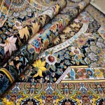 فرش ایرانی در آلمان (قالی) نخ پلی استر مقاوم ابعاد (6 9 12) متری