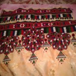 لباس زنانه بلوچی؛ قرمز سیاه دوزی تولید ایران Balochi