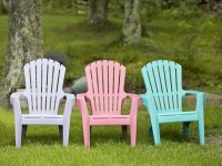 صندلی پلاستیکی لاهیجان؛ تاشو 3 رنگ (صورتی آبی سفید) مقاوم