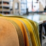 پارچه کشمیر خردلی؛ پشم بز لباس زمستانی پاییزی ضد حساسیت عرض (150 سانتی متر)