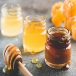 عسل تک نفره شیشه ای؛ طبیعی خالص قهوه ای روشن درمان سرفه (هتل ها)