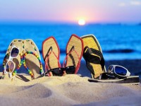 صندل دمپایی ساحلی؛ بند انگشتی ساده راحت مردانه زنانه سایز ( 36 44)