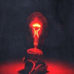 لامپ جیوه ای قرمز؛ بخار جیوه نورپردازی محیط اندازه مختلف