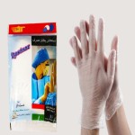 دستکش یکبار مصرف دست ناز؛ بهداشتی درمانی صنعتی ضد حساسیت (100 عددی)