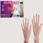 دستکش یکبار مصرف وینیل؛ نرم انعطاف پذیر مصارف پزشکی (240 میلی متر)