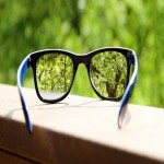 عینک طبی فشن زنانه؛ دایره مستطیل جنس شیشه ای مقاومت بالا