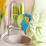 مایع ظرفشویی صحت؛ غلیظ معطر دو رنگ سبز سفید وزن (1 3) لیتری